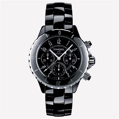 chanel j12 chronograph time|Chanel j12 ceramic watch price.